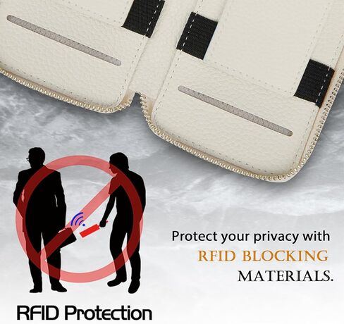 محفظة LOHASIC مغناطيسية، متوافقة مع MagSafe، حجب RFID آمن، حامل قابل للتمدد حتى 10 بطاقات، جيب بسحاب من جلد البولي يوريثان، عصا Mag على الهاتف، لسلسلة iPhone 15/14/13/12 - أسود in Kuwait