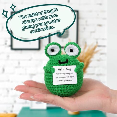 Funny Positive Koala, 3.54in Creative Cute Knitted Potato Doll with Inspirational Card Emotional Support Leisurely Koala Crochet for Plush Birthday Gift Party Decoration Encouragement in Saudi Arabia