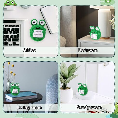 Funny Positive Koala, 3.54in Creative Cute Knitted Potato Doll with Inspirational Card Emotional Support Leisurely Koala Crochet for Plush Birthday Gift Party Decoration Encouragement in Saudi Arabia