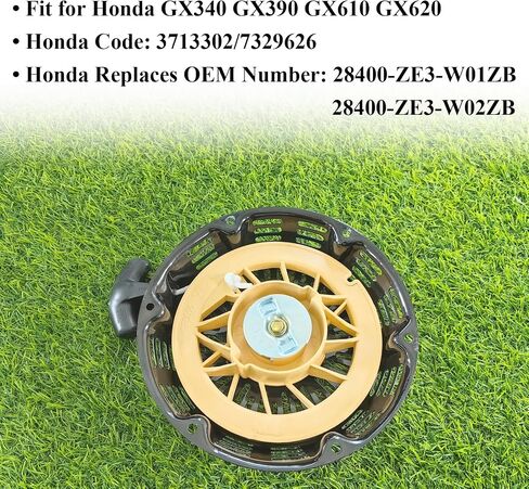 GX390 سحب بدء الجمعية لهوندا GX340 GX390 11hp 13hp محرك بادئ حركة ارتدادي سحب الحبل مع قضيب فولاذي منحني Pawls in Saudi Arabia