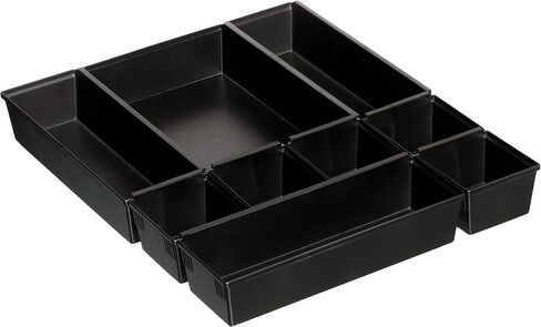 Dial Industries B689K Drawer Organizer Tray Set, Black in Saudi Arabia