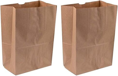 Perfect Stix 57lb 1/6 Brown Paper Barrel Sack Grocery Bag in Saudi Arabia