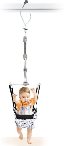 سترة باب للأطفال مع حزام ومقعد قابلين للتعديل، هدية مثالية للرضع، باللون الأسود in Kuwait