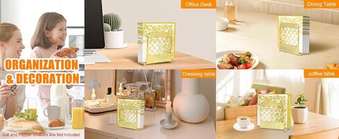 Napkin Holder for Table,MetalIron Modern Napkin Holder for Kitchen Dining Cocktail Napkin Holders for Paper Napkins Mail Bills Suitable for All Dining Room Decors Black in Saudi Arabia