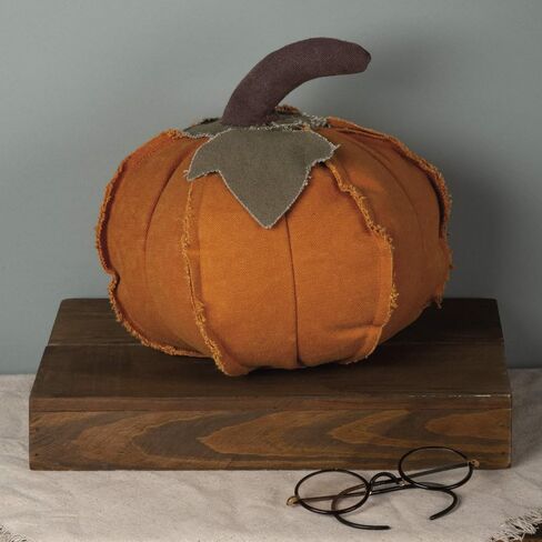 Primitives by Kathy Fabric Pumpkin Decoration, Medium, Green in Saudi Arabia