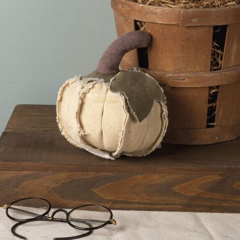 Primitives by Kathy Fabric Pumpkin Decoration, Medium, Green in Saudi Arabia