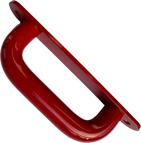 Heavy Duty Aluminum Door Handle, Sliding or Hinged Doors, 7 inches Flanged Mount, Indoor or Outdoor, Corrosion Resistant Weather Proof Robust Design (Silver - Matte Anodized) in Saudi Arabia