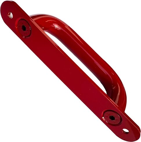 Heavy Duty Aluminum Door Handle, Sliding or Hinged Doors, 7 inches Flanged Mount, Indoor or Outdoor, Corrosion Resistant Weather Proof Robust Design (Silver - Matte Anodized) in Saudi Arabia