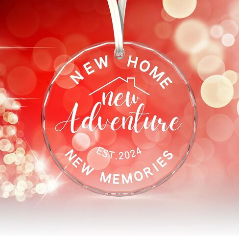 هدايا الترحيب بالمنزل الجديد - هدايا الترحيب بالمنزل الجديد، هدايا المنزل الأول للنساء، الزوجين - أفكار هدايا لأصحاب المنزل الجديد - زخرفة المنزل الزجاجي الجديد 2024 (المنزل الجديد 2024-3) in Kuwait