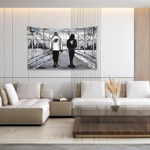 BbteK Lill Rapper 3x5 FT Music Tapestry Album Cover Poster Babys Tapestries Room Decor Poster With 4 Brass Grommets (b-16) in Saudi Arabia