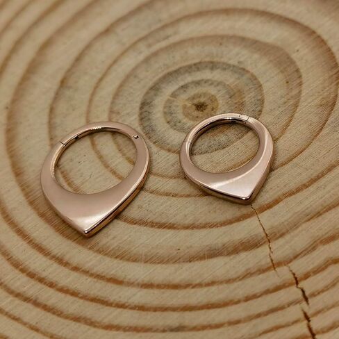 SHOWNICE Septum Nose Ring Hinged Hoop Clicker for Women G23 Titanium Nose Piercing Jewelry New Gift in Saudi Arabia