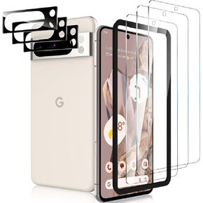 [2 Sets 6 Pack] for Samsung Galaxy Z Flip 6 Screen Protector, Internal Flexible TPU Film + Outer Tempered Glass Screen Protector + Metal Camera Lens Protector, Anti-Scratch, No Bubbles