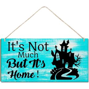 Funny Wooden Door Sign For Front Porch Decor I Am Still Waiting For My Letter From Hogwarts House Warming Gift Funny Wreaths Decorations Rustic Farmhouse Wall Pediments Art Decor(12 x 6) Inch