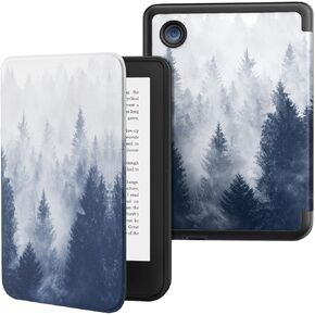 MoKo Case for Kobo Clara BW/Clara Colour/Clara 2E 6", Ultra Slim Lightweight with Auto Wake/Sleep Cover Folio Case for Kobo Clara BW/Clara Colour 6" 2024, Flowers