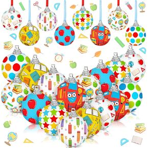 16 Pcs Fall Hanging Tree Ornaments 1.57 Inch Fall Decorations Autumn Ball Ornaments for Tree Thanksgiving Fall Harvest Hanging Decorations for Home Office Party Favor Gifts