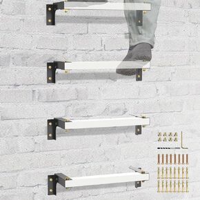 Window Well Egress Ladder, Adjustable Fire Emergency Escape Ladder for Home Safety, Heavy-Duty Wall Mounted Ladder, Window Basement Egress Ladder(5PCS, 600LBs Loading)