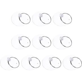 MECCANIXITY 10pcs Screen Suction Cup Phone Pry Repair Opening Tool for Laptop Computer Tablet LCD Screen Remover (Clear, 35mm)