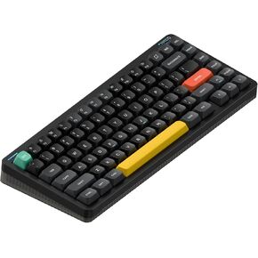 nuphy Halo75 V2 Mechancial Gaming Kyeboard,75% Wireless Hot Swappable Bluetooth keyboard,83 Kyes RGB Backlit Keyboard,Support Bluetooth/2.4GHz/USB-C (Black, Mint (37gf))