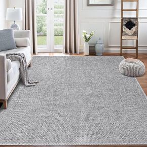 GlowSol Hallway Runner Rug 2x6 Solid Rug Contemporary Non-Slip Bathroom Rug Runner Washable Kitchen Runner Rug Solid Casual Stain-Resistant Indoor Door Mat for Bedroom Laundry