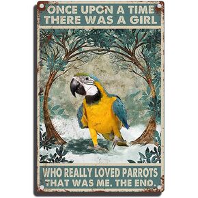 Tin Sign Once Upon A Time There was A Girl Who Really Loved Raccoons Tin Sign Metal Wall Decor for Garden Bars Restaurants Cafes 8×12inch/Tin Sign in Kuwait