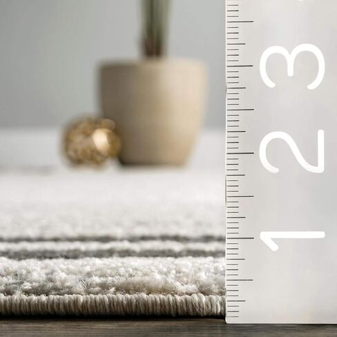 سجادة منطقة الحدود nuLOOM Imani، 9x12، بيج in Saudi Arabia
