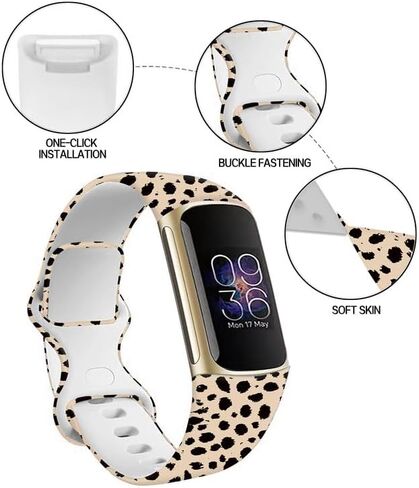 Sport Bands Compatible with Charge 6 /Charge 5 for Women Men,Soft Waterproof Replacement Straps Wristbands for Charge Advanced Fitness Tracker in Kuwait