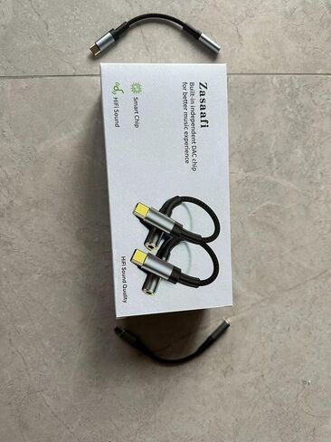 محول صوت USB C إلى 3.5 مم، (عبوة من قطعتين) كابل USB C إلى Aux Audio Dongle، متوافق مع Samsung Galaxy S23 S23+ S23 Ultra، S22 S21 S20 Plus/Ultra، iPad Pro، MacBook، Pixel (أسود) in Saudi Arabia