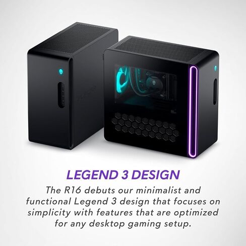 كمبيوتر Alienware Aurora R16 للألعاب، Intel i9-13900F (24 نواة)، رسومات NVIDIA GeForce RTX 4070، ذاكرة الوصول العشوائي DDR5 سعة 64 جيجابايت، 2 تيرابايت SSD، 2 تيرابايت HHD، Wi-Fi 6E، بلوتوث، Windows 11 Pro، مع ماوس ألعاب in Kuwait