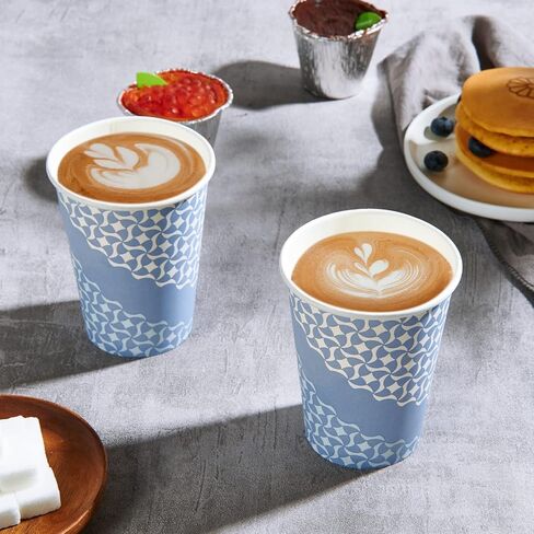 MUCHII 16 oz Paper Coffee Cups, Disposable Paper Cups 210 Count, Disposable Paper Cups for Hot Beverage, Paper Drinking Cups Big for Home use, Office, Restaurant and Events in Saudi Arabia