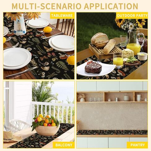 مفرش طاولة عتيق على شكل زهرة اللافندر، مفارش طاولة صيفية موسمية للمطبخ، ديكور لتناول الطعام في الأماكن المغلقة وفي الهواء الطلق، وحفلات الزفاف، مقاس 13 × 70 بوصة in Kuwait