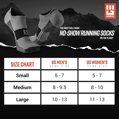 No Show Socks - Moisture Wicking Athletic Socks for Running, Rucking, Racing, Hiking, Workout - 2 Pack in Kuwait