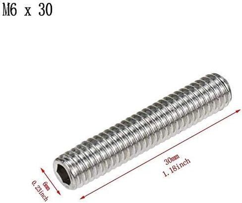 Sscon 100 قطعة M6x16mm الداخلية مجموعة مقابس سداسية نكش مسامير 201 الفولاذ المقاوم للصدأ شقة نقطة مجموعة المسمار in Kuwait