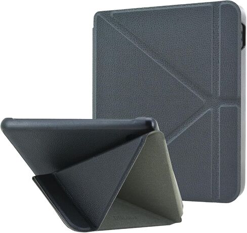 DMLuna Origami 2-Way Stand Case for Kobo Libra Colour (Model:N428, 2024 Release), Slim and Lightweight Premium PU Leather Protective Cover with Auto Sleep Wake Feature - Pink in Kuwait