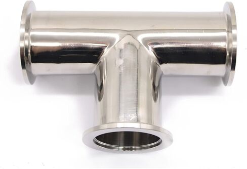 SS304 KF25 Equal Tee Stainless Steel 304 KF Vacuum Fittings NW Vacuum Tee with KF Flanges in Kuwait