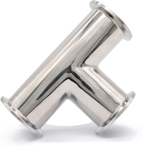 SS304 KF25 Equal Tee Stainless Steel 304 KF Vacuum Fittings NW Vacuum Tee with KF Flanges in Kuwait