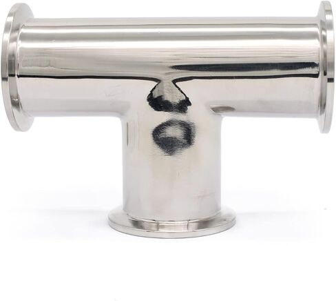 SS304 KF25 Equal Tee Stainless Steel 304 KF Vacuum Fittings NW Vacuum Tee with KF Flanges in Kuwait
