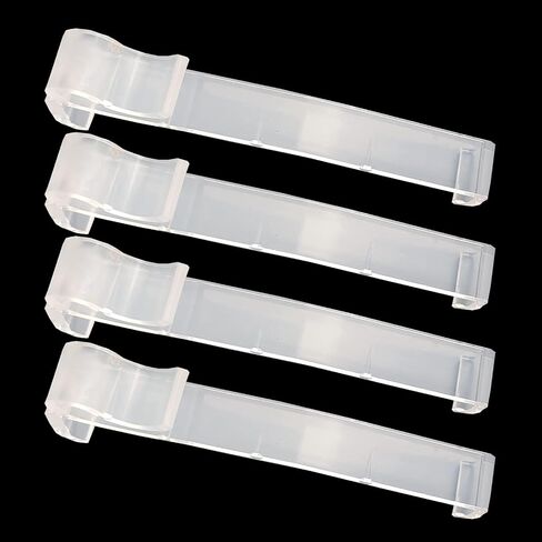 20pcs Valance Clips for Window Blinds,3-1/4 inch Clear Plastic Valance Retainer Holder in Saudi Arabia