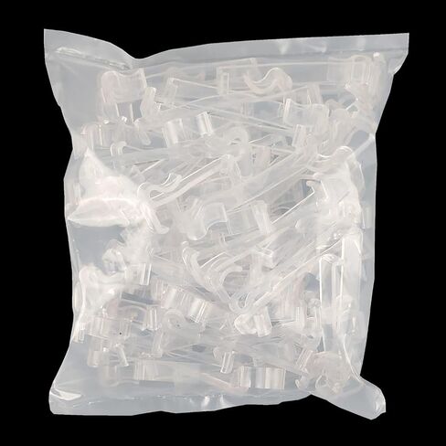 20pcs Valance Clips for Window Blinds,3-1/4 inch Clear Plastic Valance Retainer Holder in Saudi Arabia