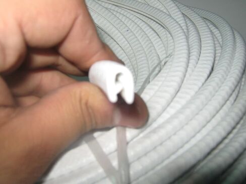 Edge Trim White Small, 1/16"-1/8" Fits Edge - 10 Feet Length (3.05 Meter) in Kuwait