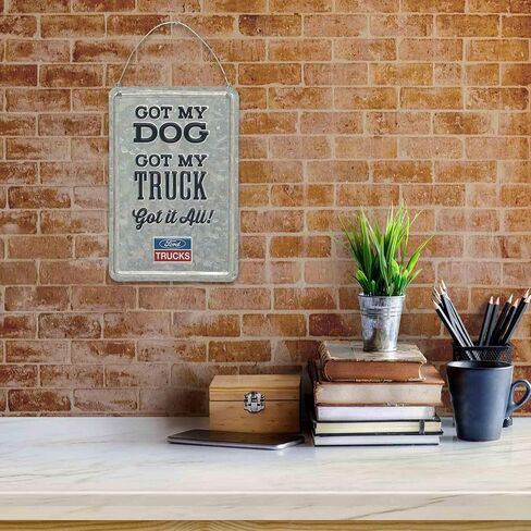 علامة تجارية مفتوحة لشاحنة Ford Truck - لا تثق أبدًا في شخص لا يحب الكلاب أو يقود شاحنة Ford - ديكور حائط مضحك لشاحنة Ford in Saudi Arabia