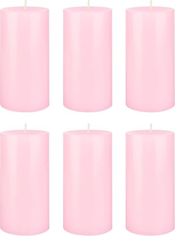 Mega Candles 1 pc Unscented Purple Round Pillar Candle, Hand Poured Premium Wax Candles 3 Inch x 6 Inch, Home Décor, Wedding Receptions, Baby Showers, Birthdays, Celebrations, Party Favors & More in Saudi Arabia