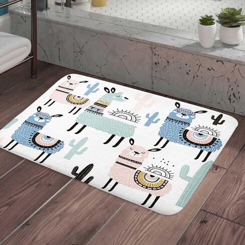 Fall Bath Mat for Bathroom, Autumn Sunflower Pumpkin Gnome Design Thanksgiving Shower Rugs, Maple Tree Leaves Farmhouse Home Decor Bathroom Rugs, 17 x 29 Inches in Saudi Arabia
