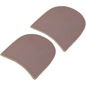 Rubber Half Shoe Soles, Anti Slip Sole Pad Replacement Thicken Sole Pad Shoe Repair Accessories DIY Shoe Repair Replacement(Beige)