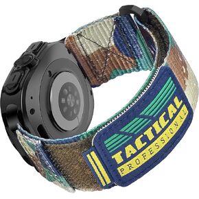 V-MORO Nylon Band Compatible with Galaxy Watch Ultra 47mm No Gap Sport Bands Rugged Nylon Woven Loop Strap for Samsung Galaxy Watch Ultra 47mm(2024) Wristband Replacement