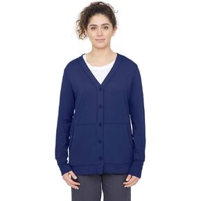 Healing Hands Women’s 5077 Becca Jacket –Medical Cardigan Buttoned Scrub Jacket