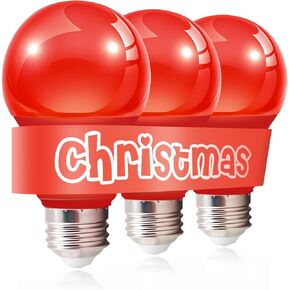 LED A19 Green Light Bulbs, 9W (60W Equivalent, E26 Base LED Green Bulb, Non-Dimmable, Christmas Decoration, Party Decoration, Porch, Front Door, Home Lighting, Holiday Lighting, Pack of 3 in Saudi Arabia