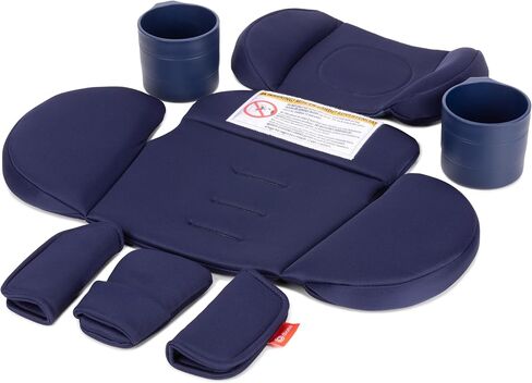 Diono Radian 3R Comfort Travel Kit, Infant Car Seat Accessory, Compatible with Radian 3R, 7-Piece Kit (2 Harness Pads, 1 Buckle Pad, Head Cushion, Seat Cushion, 2 Cupholders), Gray Storm in Saudi Arabia