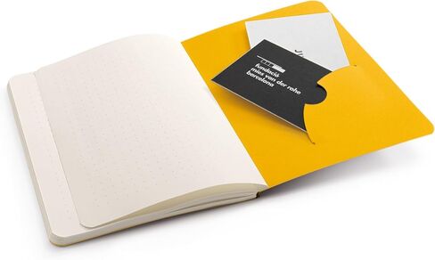 LEUCHTTURM1917 371123 Bullet Journal Pocket, 14,3x10,3 cm, 46 Numbered Double Pages, Dotted, Black, 3-Pack in Saudi Arabia