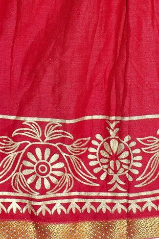 تنورة طويلة واسعة من Chandrakala للنساء، تنورة طويلة كاجوال لحفلات الشاطئ والعطلات (S113-P) in Kuwait