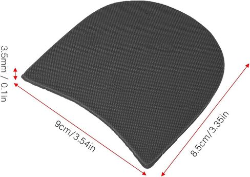 Rubber Half Shoe Soles, Anti Slip Sole Pad Replacement Thicken Sole Pad Shoe Repair Accessories DIY Shoe Repair Replacement(Beige) in Saudi Arabia